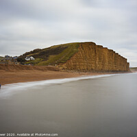 Buy canvas prints of The Cliffs of West Bay by Paul Brewer