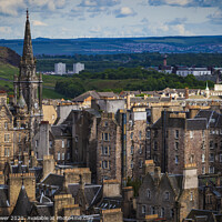 Buy canvas prints of Edinburgh Skyline by Paul Brewer
