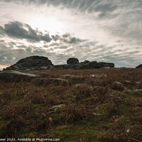 Buy canvas prints of Pew Tor on Dartmoor by Paul Brewer