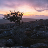 Buy canvas prints of Dartmoor Sunset by Paul Brewer