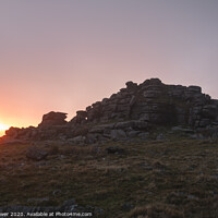 Buy canvas prints of Middle Staple Tor Dartmoor by Paul Brewer