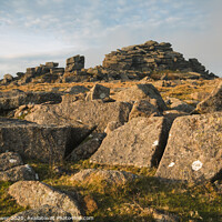 Buy canvas prints of Middle Staple Tor Dartmoor in Winter by Paul Brewer