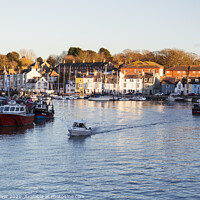 Buy canvas prints of Weymouth Harbour in Winter by Paul Brewer