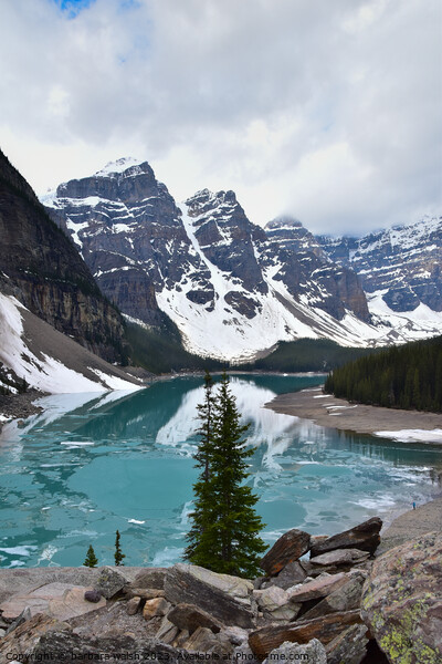 Moraine Lake Picture Board by barbara walsh