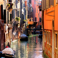 Buy canvas prints of Venice in October by barbara walsh