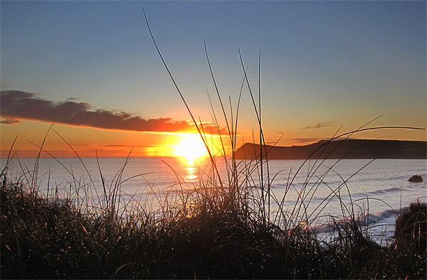 Sunset Kinard Beach Picture Board by barbara walsh