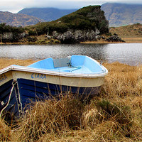 Buy canvas prints of Boat  at the Lake by barbara walsh