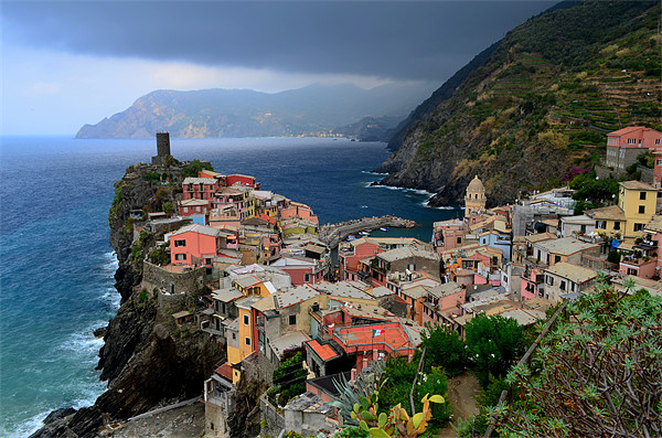 Vernazza Picture Board by barbara walsh
