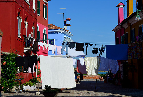 Burano Picture Board by barbara walsh