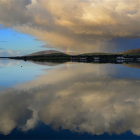 Buy canvas prints of Rainbow over Dingle by barbara walsh