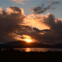 Buy canvas prints of Sunset Dingle by barbara walsh