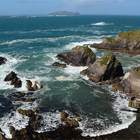 Buy canvas prints of View from Dunquin Pier by barbara walsh