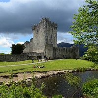 Buy canvas prints of Ross Castle by barbara walsh