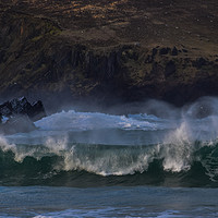 Buy canvas prints of Wave at Clogher by barbara walsh