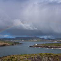 Buy canvas prints of Lovely rainbow over Dingle Bay by barbara walsh