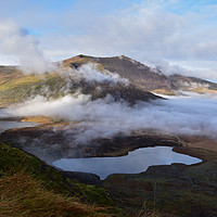 Buy canvas prints of Low clouds at the Connor Pass by barbara walsh