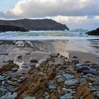 Buy canvas prints of Clogher beach by barbara walsh