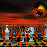 Buy canvas prints of Chess by Elaine Manley