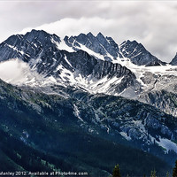 Buy canvas prints of Mountain Peaks and Glaciers by Elaine Manley