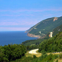 Buy canvas prints of Cabot Trail  Cape Breton Canada by Elaine Manley
