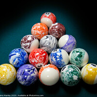 Buy canvas prints of Pool / Billiards Balls...misc  by Elaine Manley