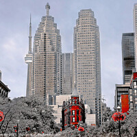 Buy canvas prints of Downtown Toronto  by Elaine Manley