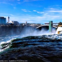 Buy canvas prints of Niagara Falls, New  York by Elaine Manley