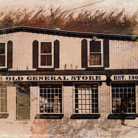 Buy canvas prints of Old General Store 1907 by Elaine Manley