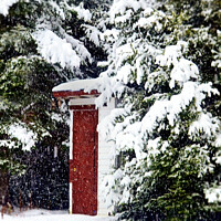 Buy canvas prints of Outhouse in the Snow....  misc  by Elaine Manley