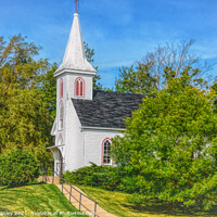 Buy canvas prints of Small Church in the Country  by Elaine Manley