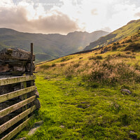 Buy canvas prints of A view of Crinkle Crags from Langdale by Greg Marshall