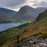 Buy canvas prints of Buttermere, Fleetwith Pike and Dale Head Lake District by Greg Marshall