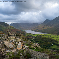 Buy canvas prints of Buttermere Valley, Fleetwith Pike and Hay Stacks from rannerdale  by Greg Marshall
