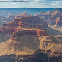 Buy canvas prints of Grand Canyon Sunset Detail by Greg Marshall