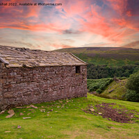 Buy canvas prints of Yorkshire Dale Barn Swaledale by Greg Marshall