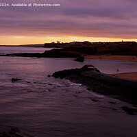 Buy canvas prints of Whitley Bay Sunset by Greg Marshall