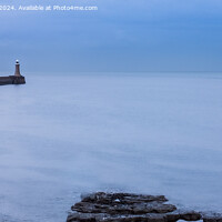 Buy canvas prints of Tynemouth and South Shields Lighthouses by Greg Marshall