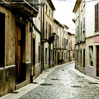 Buy canvas prints of Soller, Mallorca street by Greg Marshall