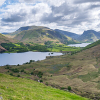 Buy canvas prints of View of Crummock Water and Buttermere The Lake Dis by Greg Marshall