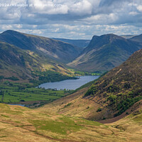 Buy canvas prints of Buttermere with Fleetwith Pike, Hindscarth & Robin by Greg Marshall