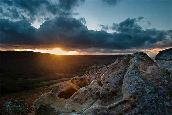 Sunset at Scugdale North Yorkshire Picture Board by Greg Marshall