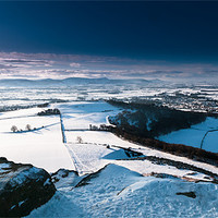 Buy canvas prints of Cleveland Hills from Roseberry Topping by Greg Marshall