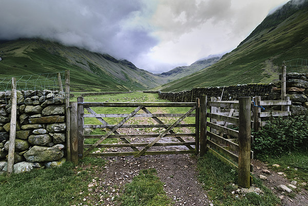 Gate to Great Gable Picture Board by Greg Marshall