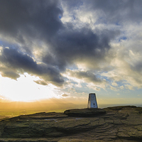 Buy canvas prints of On top of Roseberry Topping by Greg Marshall