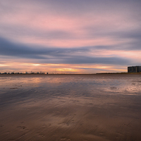 Buy canvas prints of Nuclear Sunset River Tees mouth by Greg Marshall
