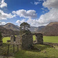 Buy canvas prints of Majestic Ruins Ullswater Lake District by Greg Marshall