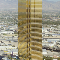 Buy canvas prints of The Trump Tower Las Vegas by Greg Marshall
