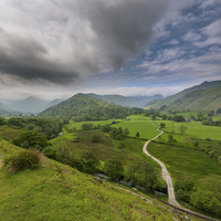 Buy canvas prints of  Looking at Kirkstone Pass Lake District by Greg Marshall