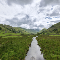 Buy canvas prints of  into Martindale Lake District by Greg Marshall