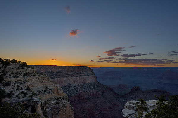  Grand Canyon Sunset Picture Board by Greg Marshall